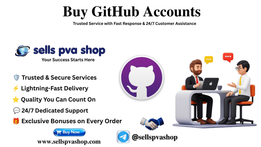 Buy GitHub Accounts – SellsPvaShop