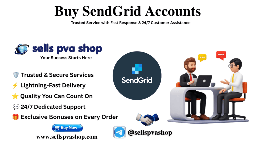 Buy SendGrid Accounts – SellsPvaShop