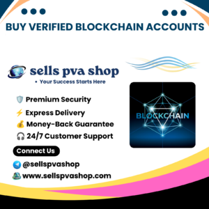 Buy Verified Blockchain Accounts