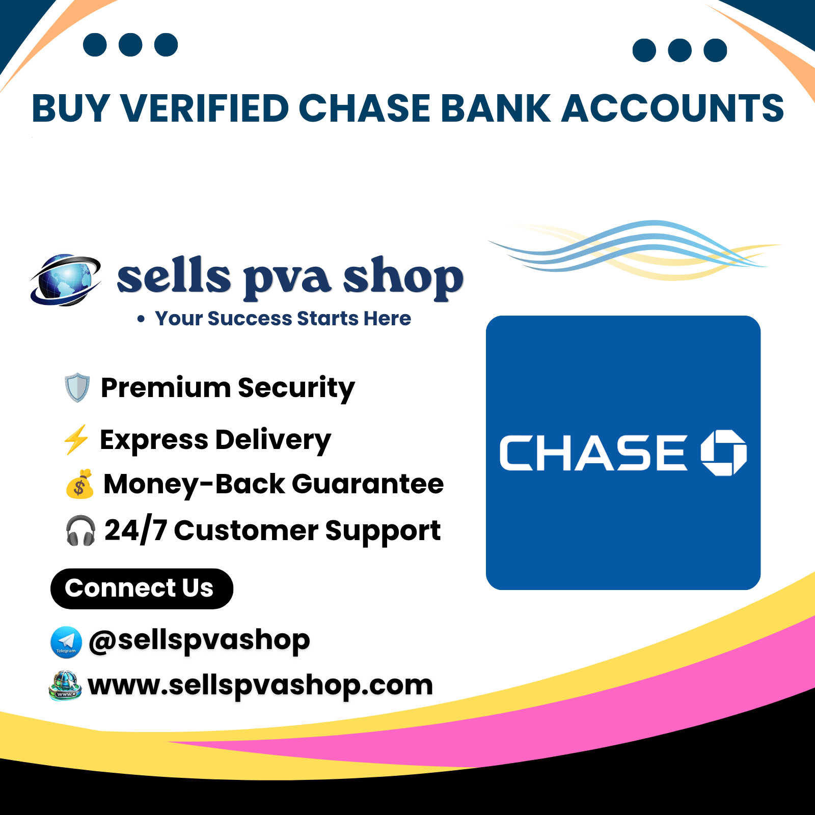 Buy Verified Chase Bank Accounts - SellsPvaShop