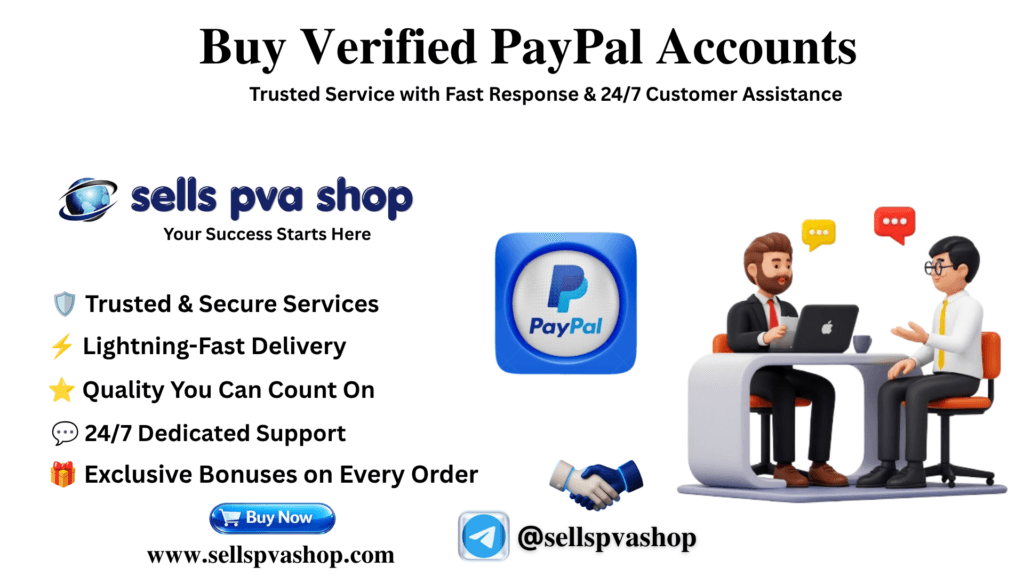Buy Verified PayPal Accounts - SellsPvaShop